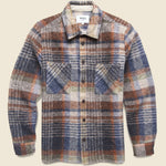 Whiting Overshirt - Ari Wool Blend Check Oatmeal/Multi - Wax London - STAG Provisions - Tops - L/S Woven - Plaid
