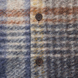 Whiting Overshirt - Ari Wool Blend Check Oatmeal/Multi - Wax London - STAG Provisions - Tops - L/S Woven - Plaid