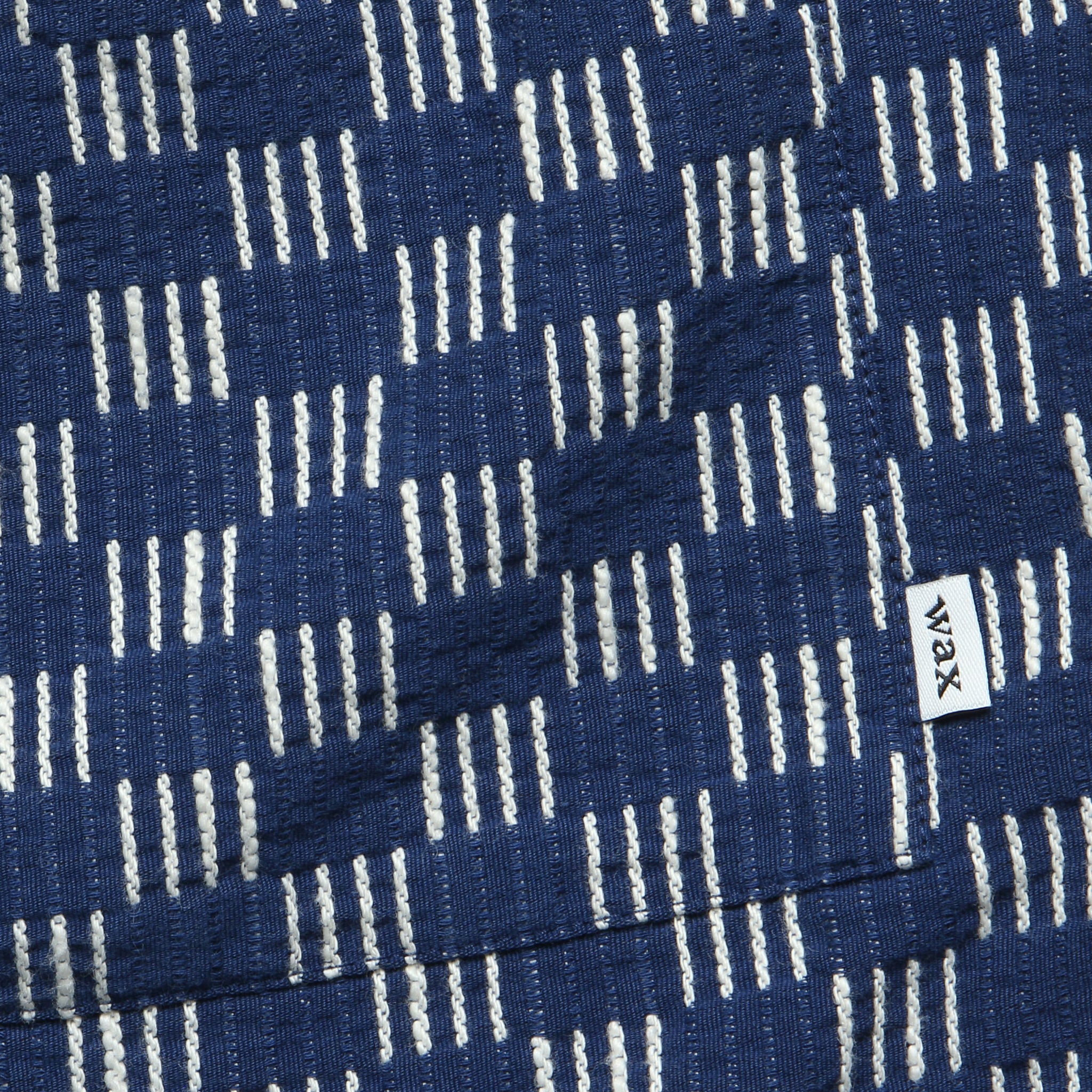 7" Kurt Shorts - Grid Stitch Indigo - Wax London - STAG Provisions - Shorts - Lounge