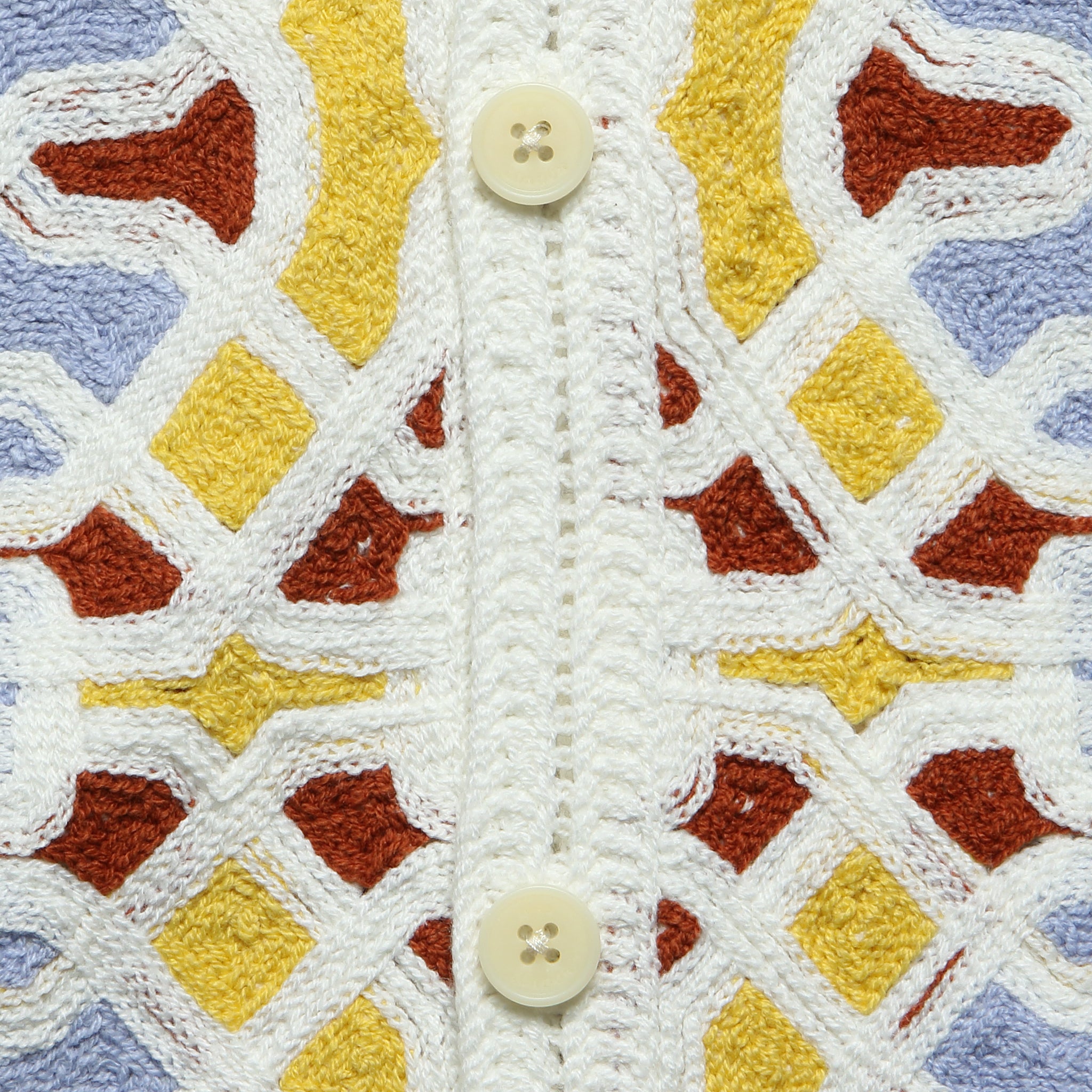 Dorset Crochet Shirt - Ecru - Wax London - STAG Provisions - Tops - S/S Knit