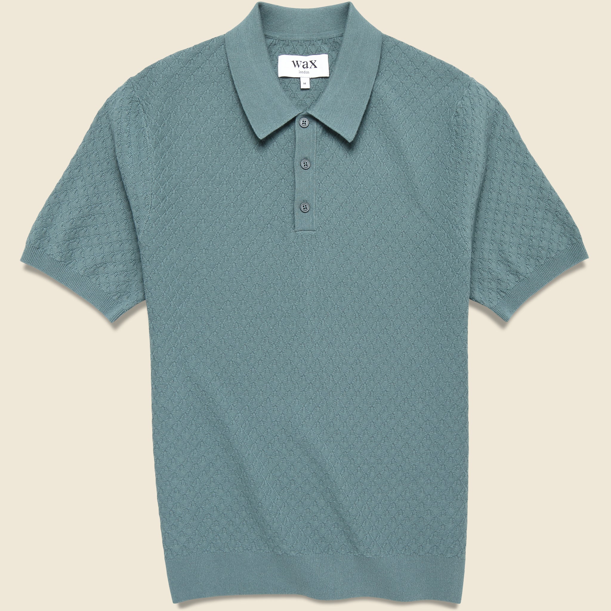 Naples Polo - Sea Green - Wax London - STAG Provisions - Tops - S/S Knit