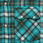 Washed Flannel Pearl Snap Shirt - Thousand Lakes Plaid - Wythe - STAG Provisions - Tops - L/S Woven - Plaid