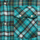 Washed Flannel Pearl Snap Shirt - Thousand Lakes Plaid - Wythe - STAG Provisions - Tops - L/S Woven - Plaid