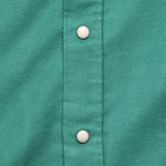 Moleskin Pearl Snap Shirt - Century Green - Wythe - STAG Provisions - Tops - L/S Woven - Solid
