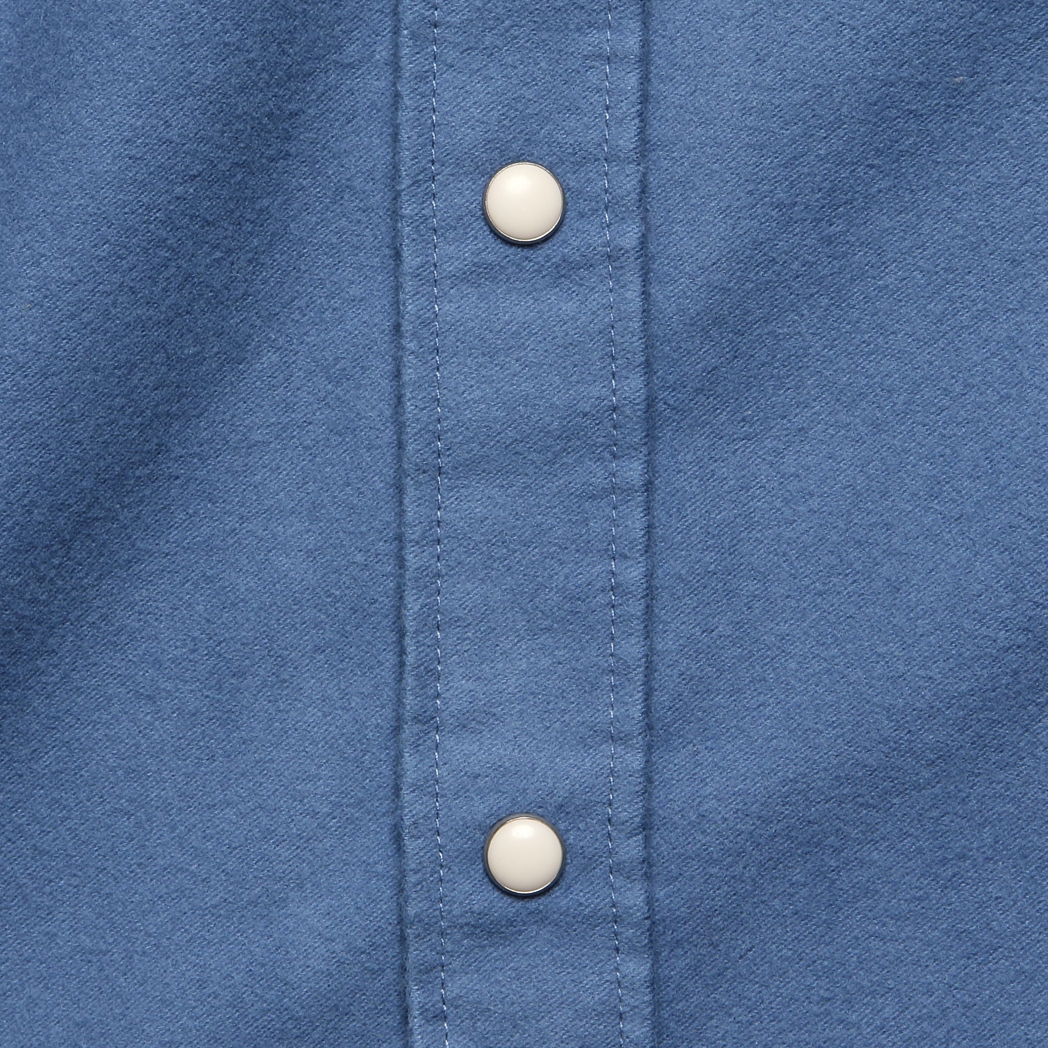 
                          Moleskin Pearl Snap Shirt - River Blue - Wythe - STAG Provisions - Tops - L/S Woven - Solid
                        