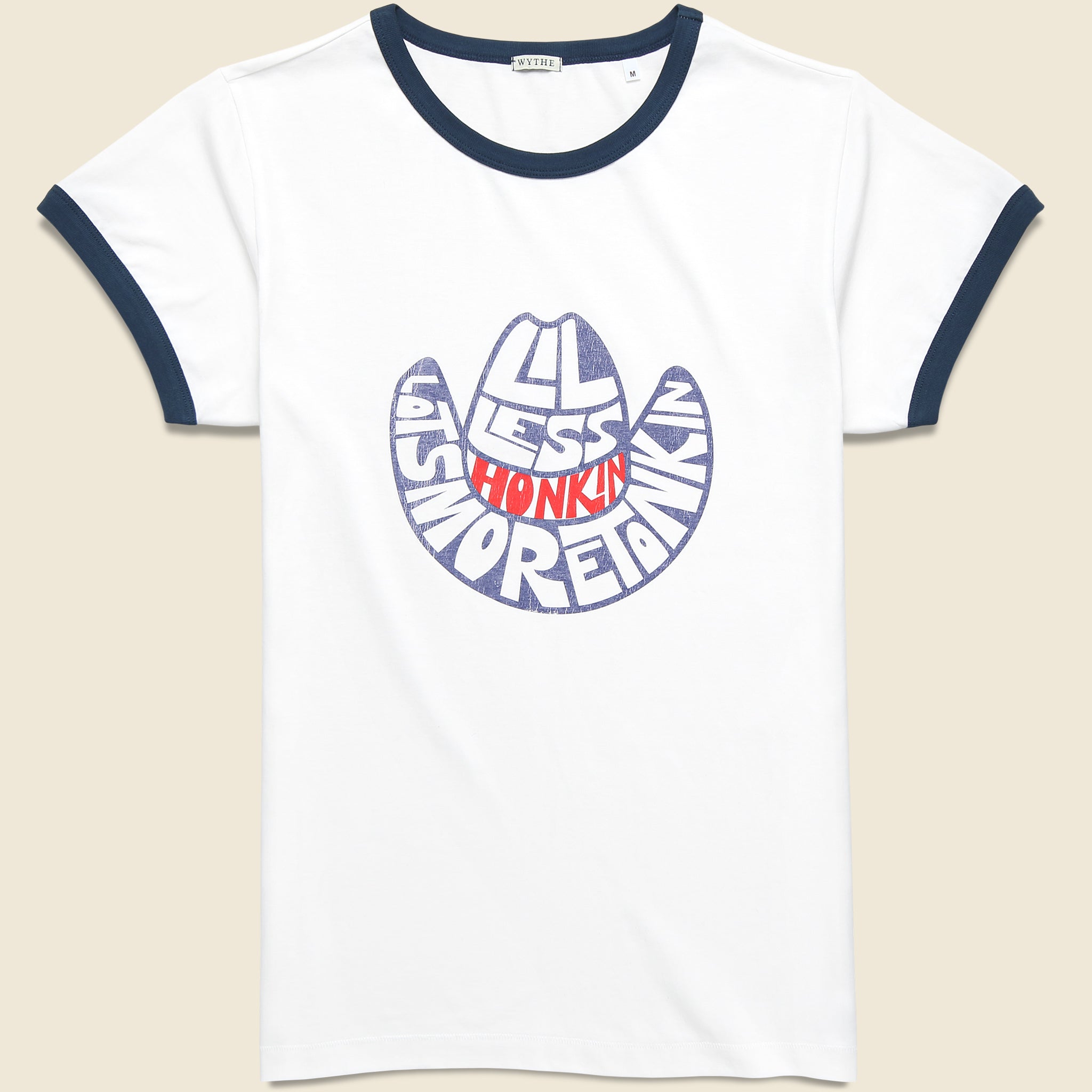 Tonkin' Ringer Tee - White - Wythe - STAG Provisions - Tops - S/S Tee