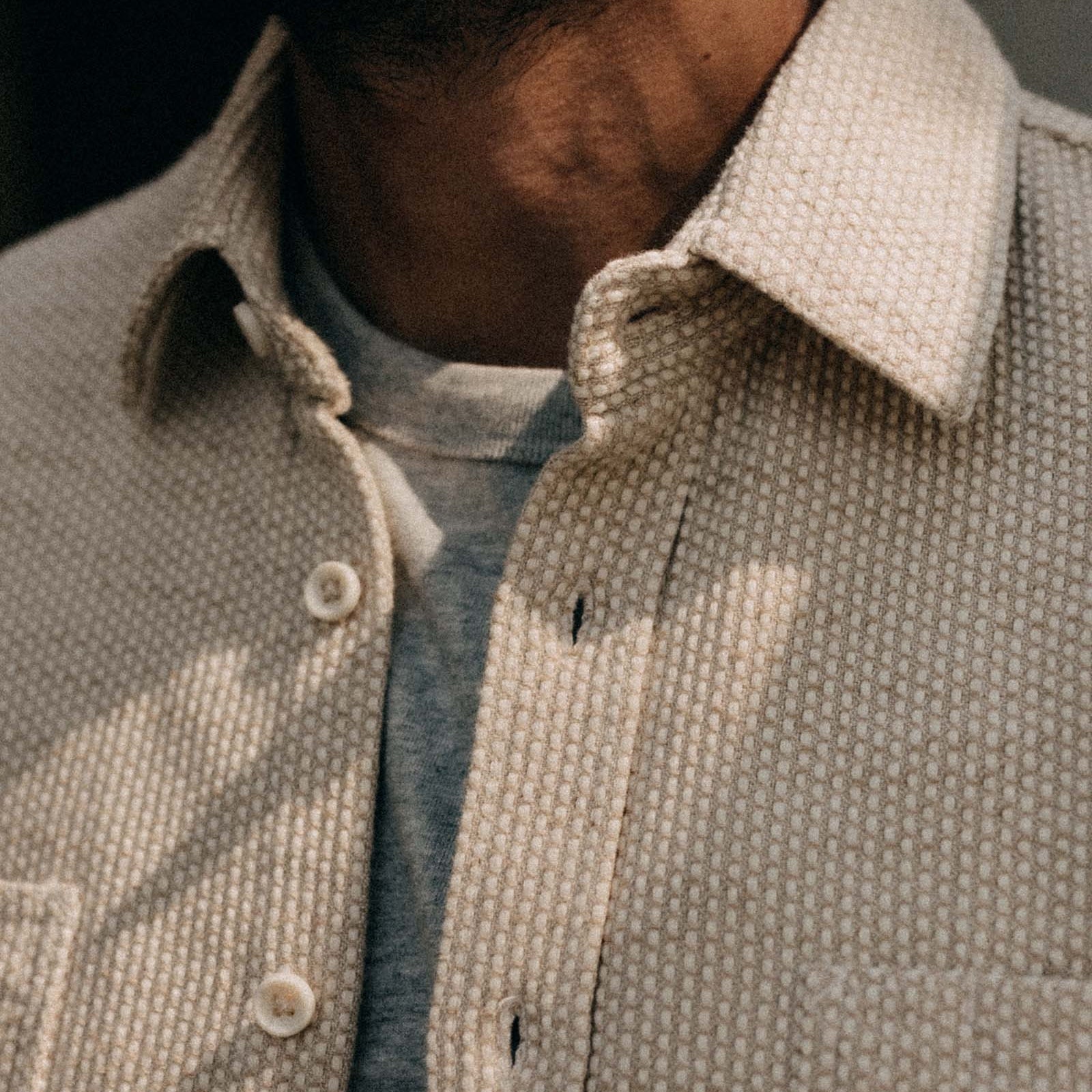 Utility Shirt - Natural Sashiko - Taylor Stitch - STAG Provisions - Tops - L/S Woven - Solid