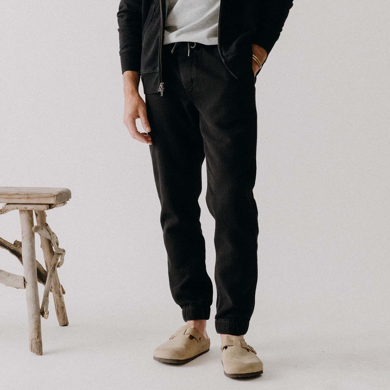 
                          Apres Pant - Coal Sashiko - Taylor Stitch - STAG Provisions - Pants - Lounge
                        