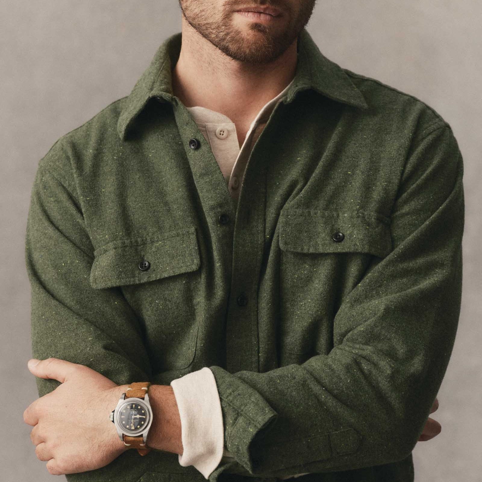 
                          Yosemite Shirt - Lichen Donegal - Taylor Stitch - STAG Provisions - Tops - L/S Woven - Solid
                        