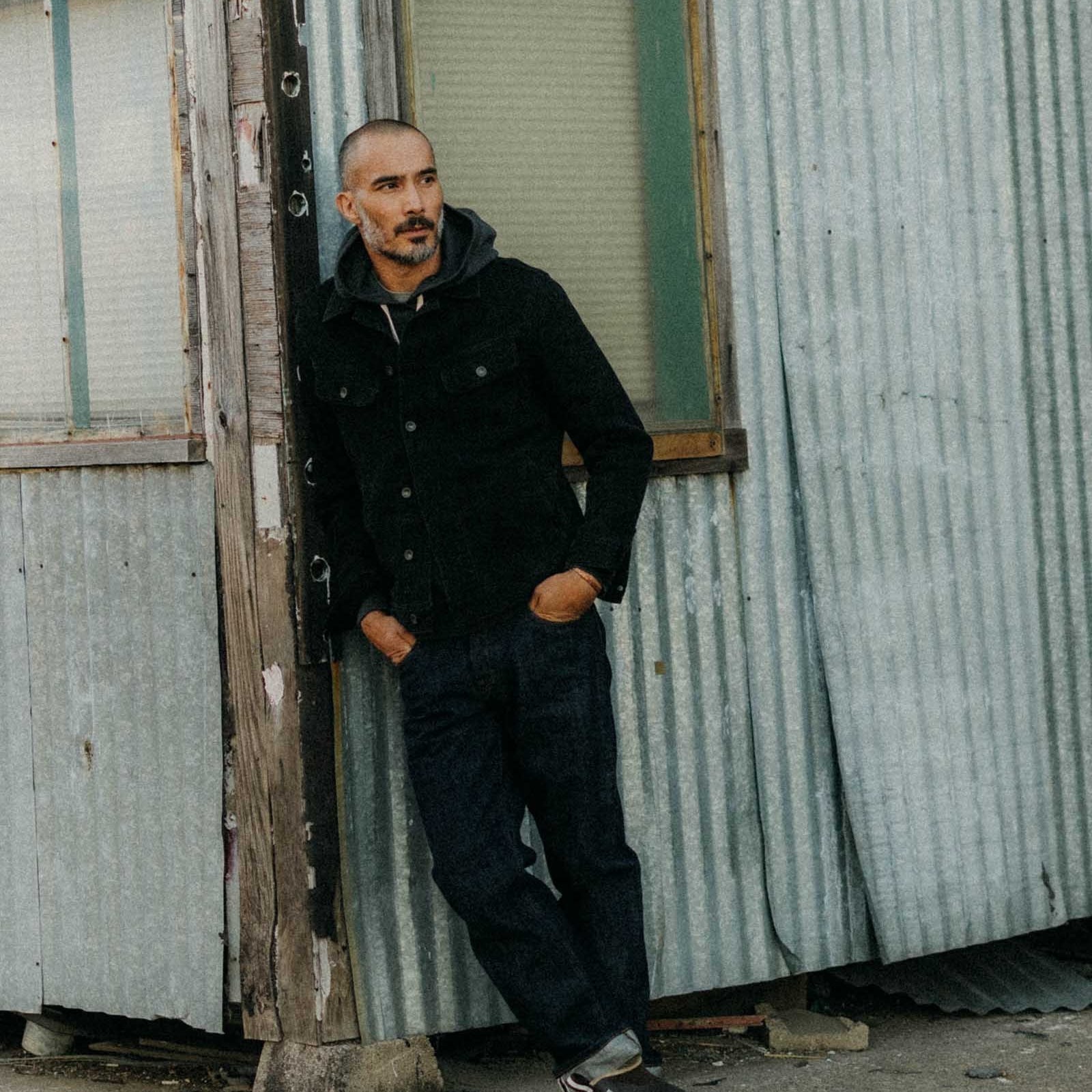 Long Haul Jacket - Black Indigo Waffle - Taylor Stitch - STAG Provisions - Outerwear - Coat / Jacket