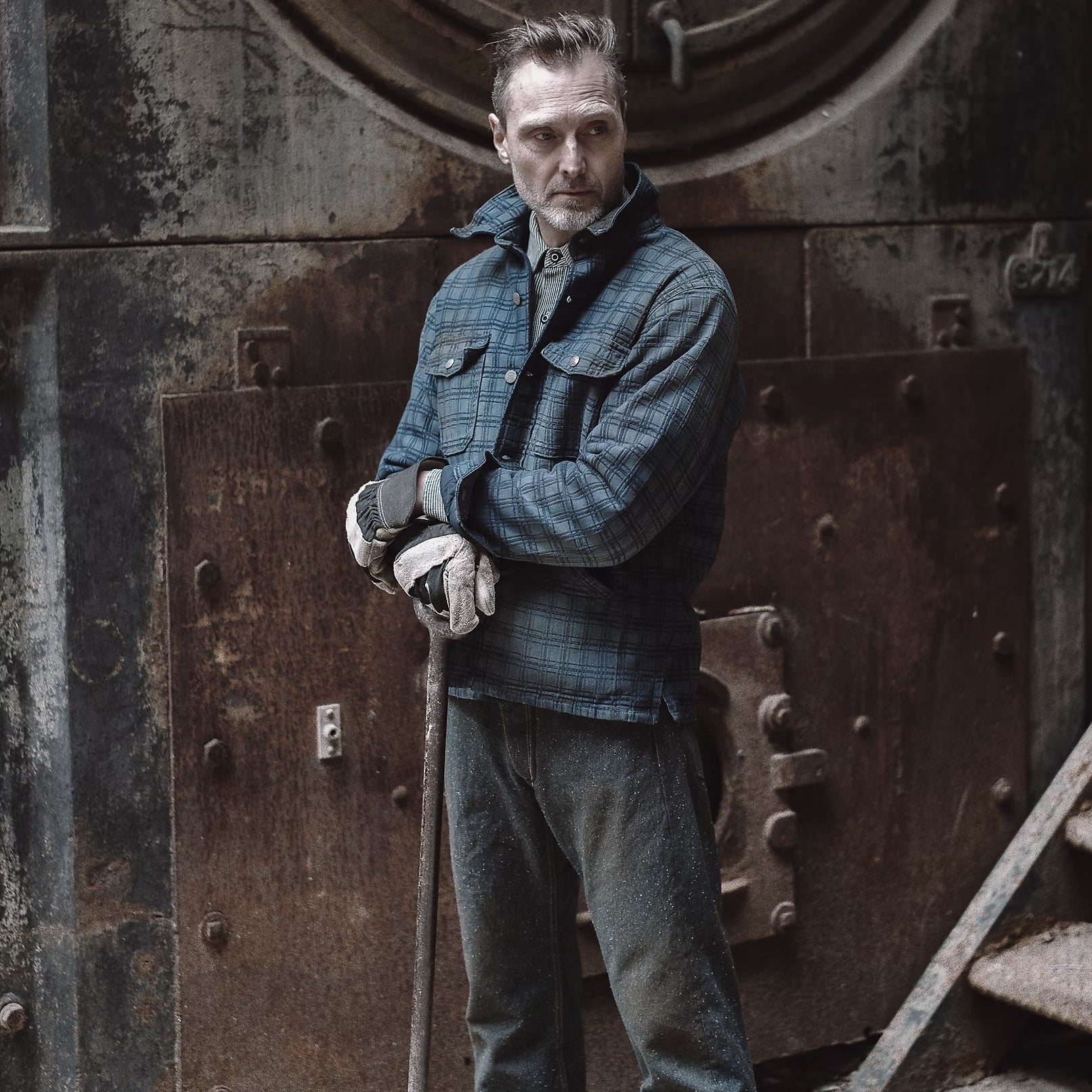 Holland Shirt Jacket - Blue - RRL - STAG Provisions - Outerwear - Shirt Jacket