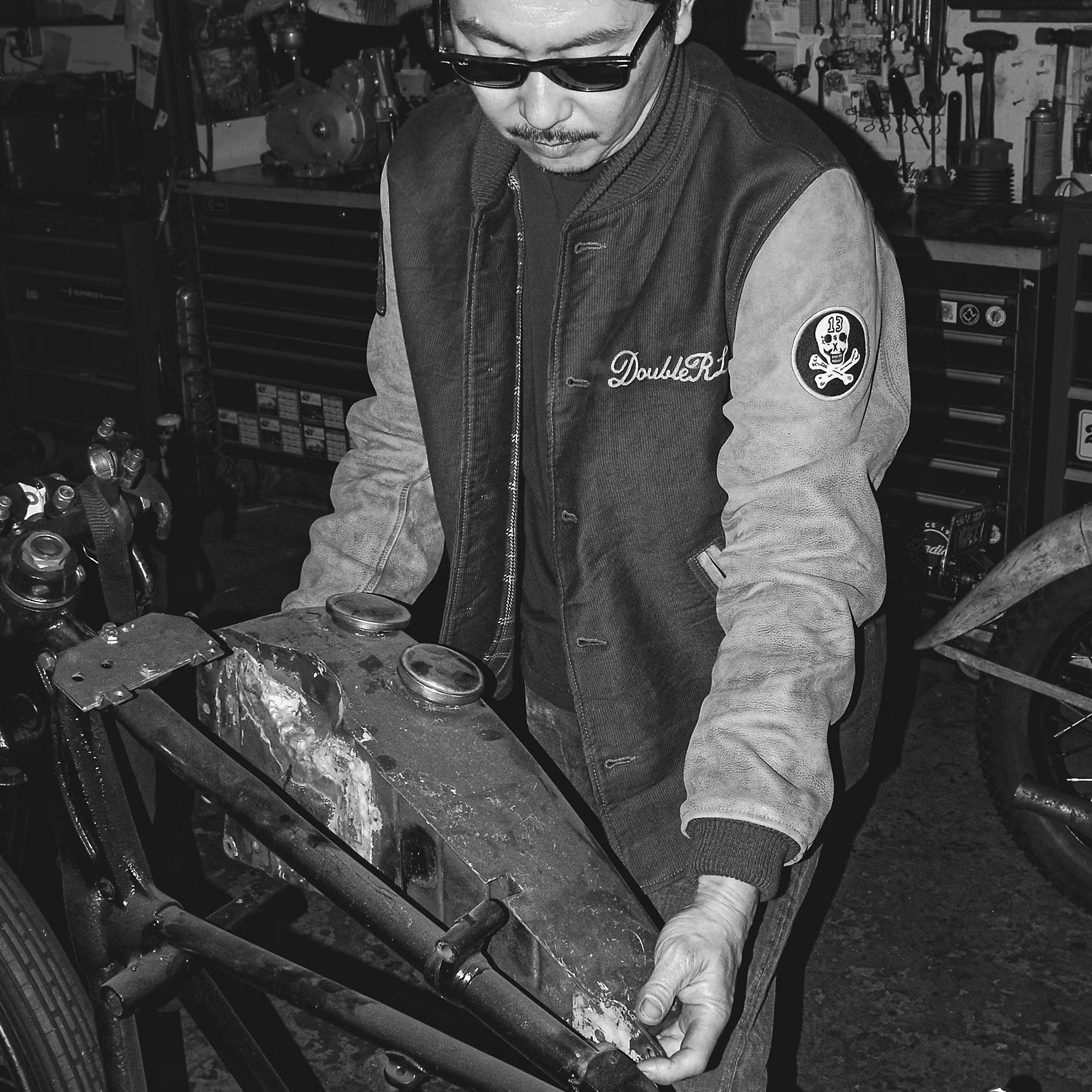 Hendee Bomber Jacket - Burgundy - RRL - STAG Provisions - Outerwear - Coat / Jacket