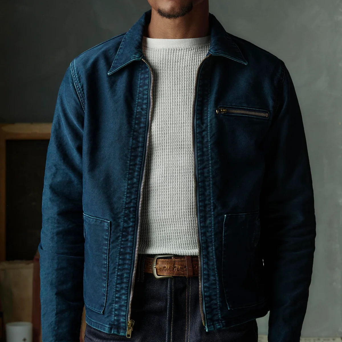 
                          Bedford Work Jacket - Indigo - Imogene + Willie - STAG Provisions - Outerwear - Coat / Jacket
                        