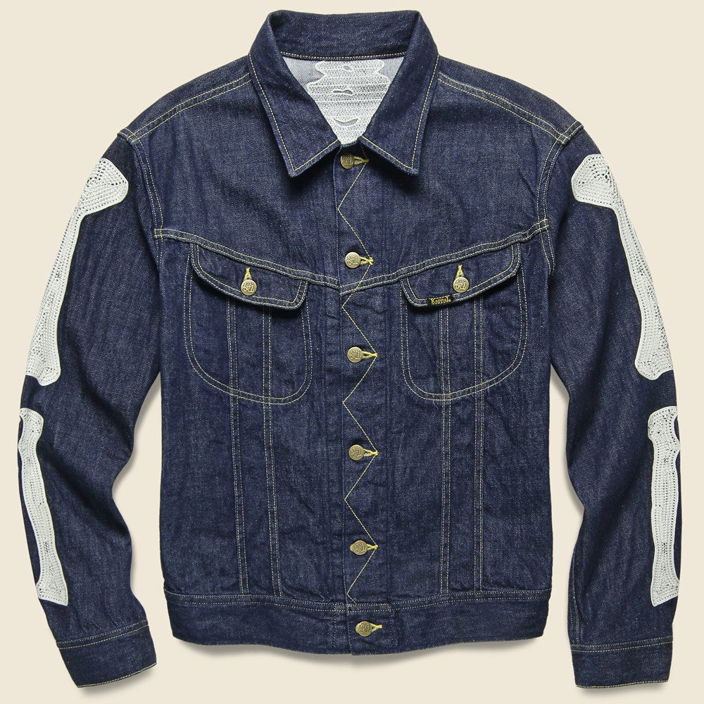 Denim Westerner Jacket - Indigo Bone - Kapital - STAG Provisions - Outerwear - Coat / Jacket