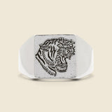Tiger Signet Ring - Sterling Silver - LHN Jewelry - STAG Provisions - Accessories - Rings