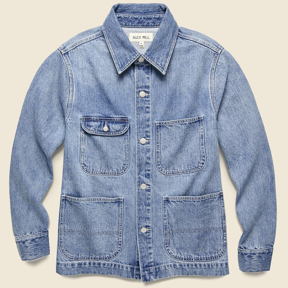 Denim Work Jacket - Vintage Wash - Alex Mill - STAG Provisions - Outerwear - Coat / Jacket