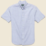 Seersucker Shirt - Blue/White Stripe - Gitman Vintage - STAG Provisions - Tops - S/S Woven - Seersucker