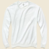 Supima Fleece Sweatshirt - White - Save Khaki - STAG Provisions - Tops - Fleece / Sweatshirt