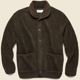 Lancaster Jacket - Chocolate Mountain Fleece - Universal Works - STAG Provisions - Outerwear - Coat / Jacket