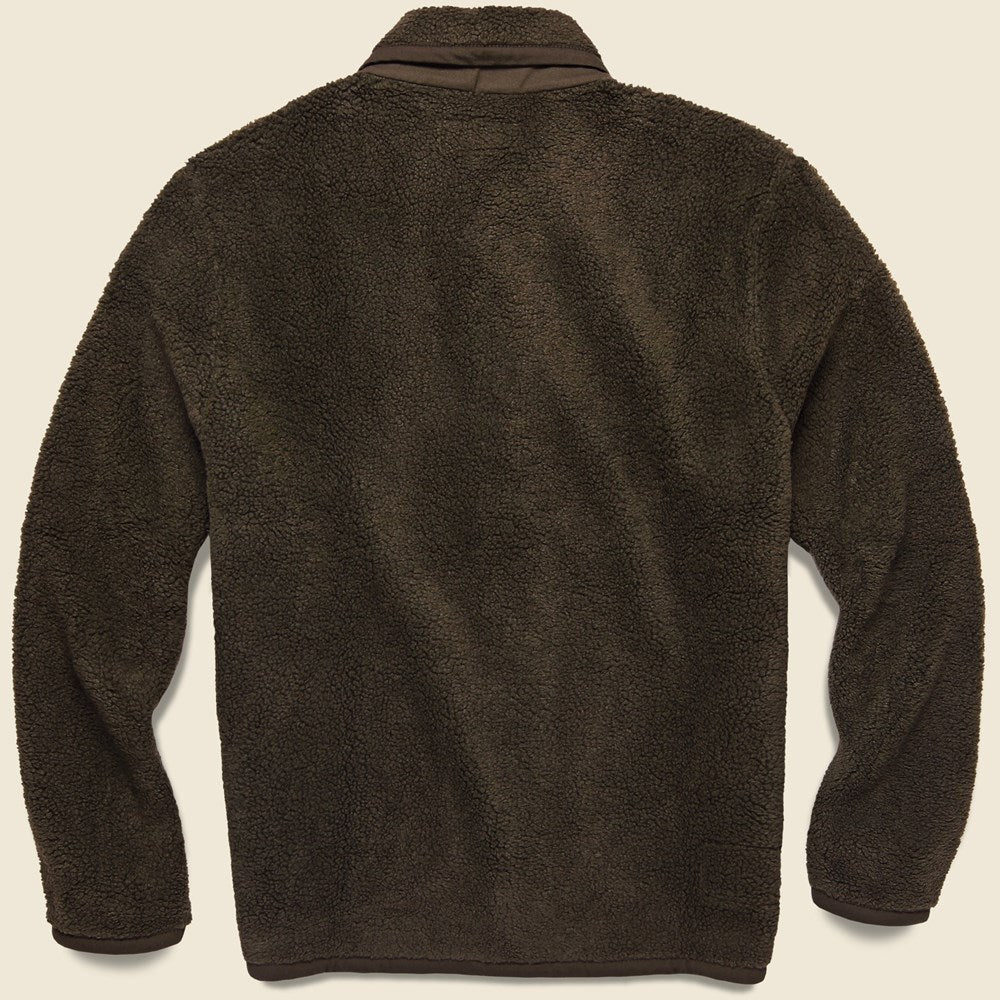 Lancaster Jacket - Chocolate Mountain Fleece - Universal Works - STAG Provisions - Outerwear - Coat / Jacket
