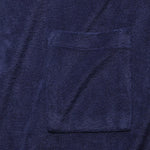 Terry Fleece Vacation Polo - Navy - Universal Works - STAG Provisions - Tops - S/S Knit
