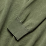 Pigment Dye Supima Fleece Sweatshirt - Olive Drab - Save Khaki - STAG Provisions - Tops - Fleece / Sweatshirt