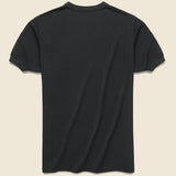 Supima Jersey Henley - Black - Save Khaki - STAG Provisions - Tops - S/S Knit
