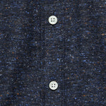 Donegal Herringbone Shirt - Navy - Hamilton Shirt Co. - STAG Provisions - Tops - L/S Woven - Other Pattern