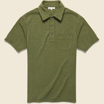 Slub Cotton Standard Polo - Olive - Alex Mill - STAG Provisions - Tops - S/S Knit