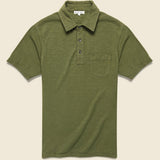 Slub Cotton Standard Polo - Olive - Alex Mill - STAG Provisions - Tops - S/S Knit