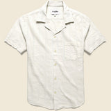 Striped Seersucker Shirt - White - Corridor - STAG Provisions - Tops - S/S Woven - Seersucker