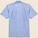 Chambray Guayabera Shirt - Blue - Gitman Vintage - STAG Provisions - Tops - S/S Woven - Solid