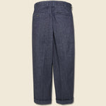 2 Pleats Denim Pant - Indigo - BEAMS+ - STAG Provisions - Pants - Denim