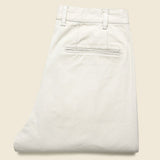 2 Pleats Twill Pant - Cement - BEAMS+ - STAG Provisions - Pants - Twill