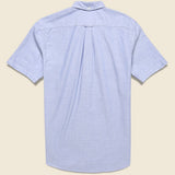 Short Sleeve Oxford Shirt - Sax - BEAMS+ - STAG Provisions - Tops - S/S Woven - Solid