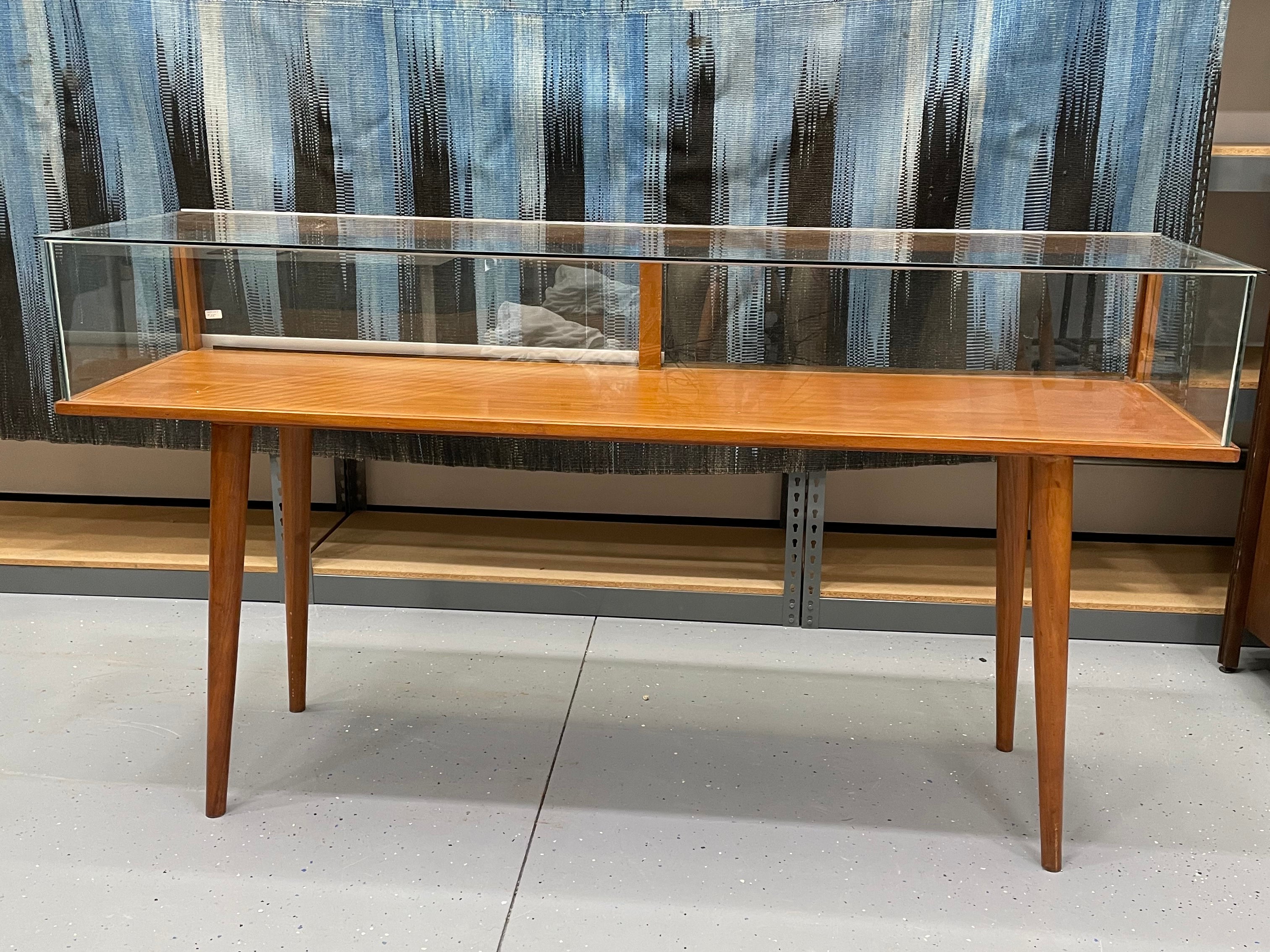 A1 - MCM Glass Case, Tapered Legs - Warehouse Sale - STAG Provisions - Warehouse Sale