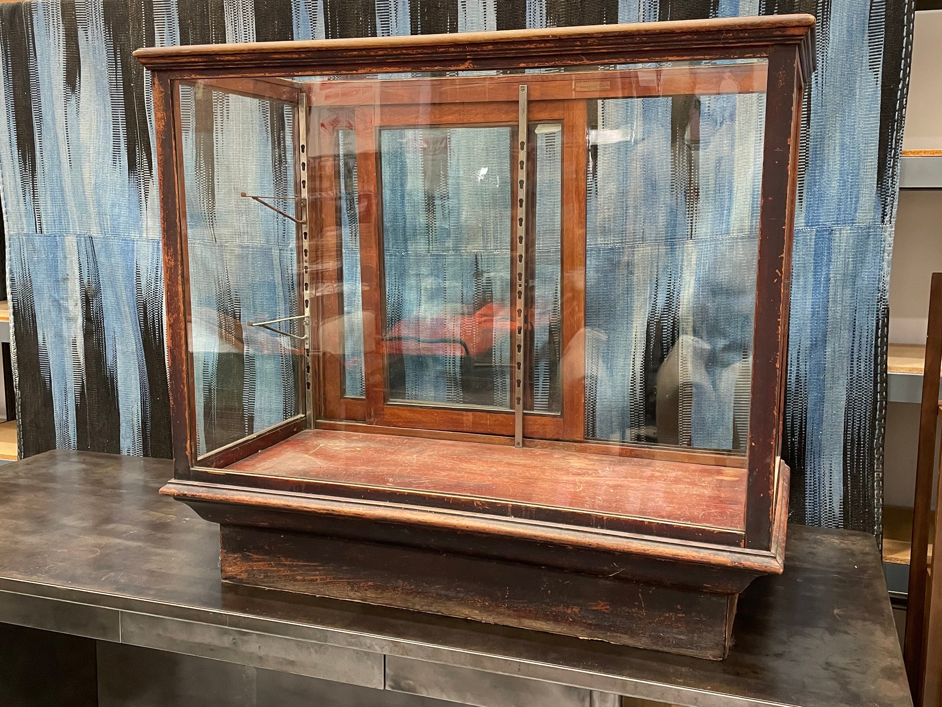 A8 - Freestanding Glass Display Case with Shelves - Warehouse Sale - STAG Provisions - Warehouse Sale
