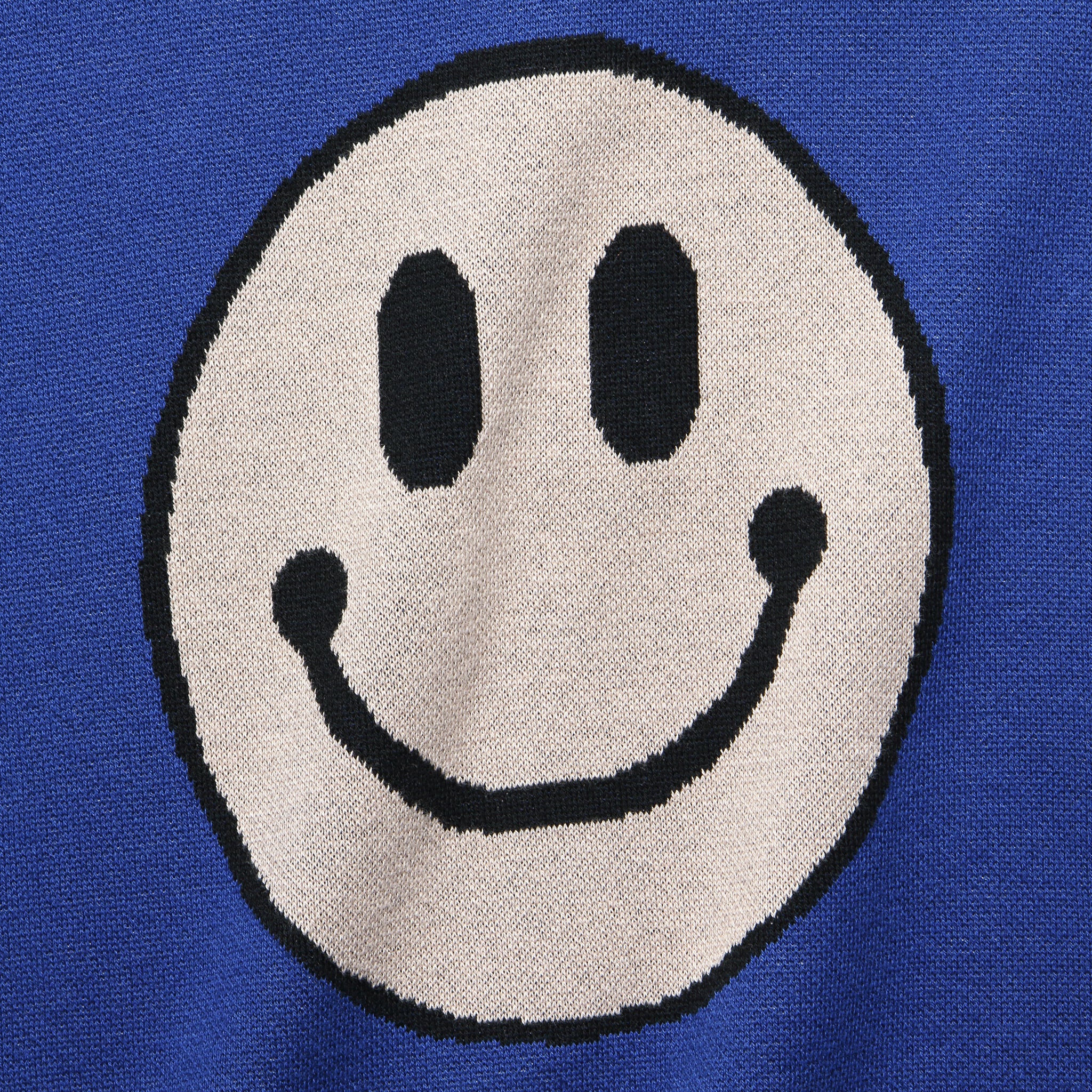 Acid Smile Knit Sweater - Blue - Far Afield - STAG Provisions - Tops - Sweater