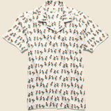 Hula Dance Stachio Shirt - White - Far Afield - STAG Provisions - Tops - S/S Woven - Other Pattern