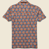Selleck Shirt - Blue Patch Floral - Far Afield - STAG Provisions - Tops - S/S Woven - Other Pattern