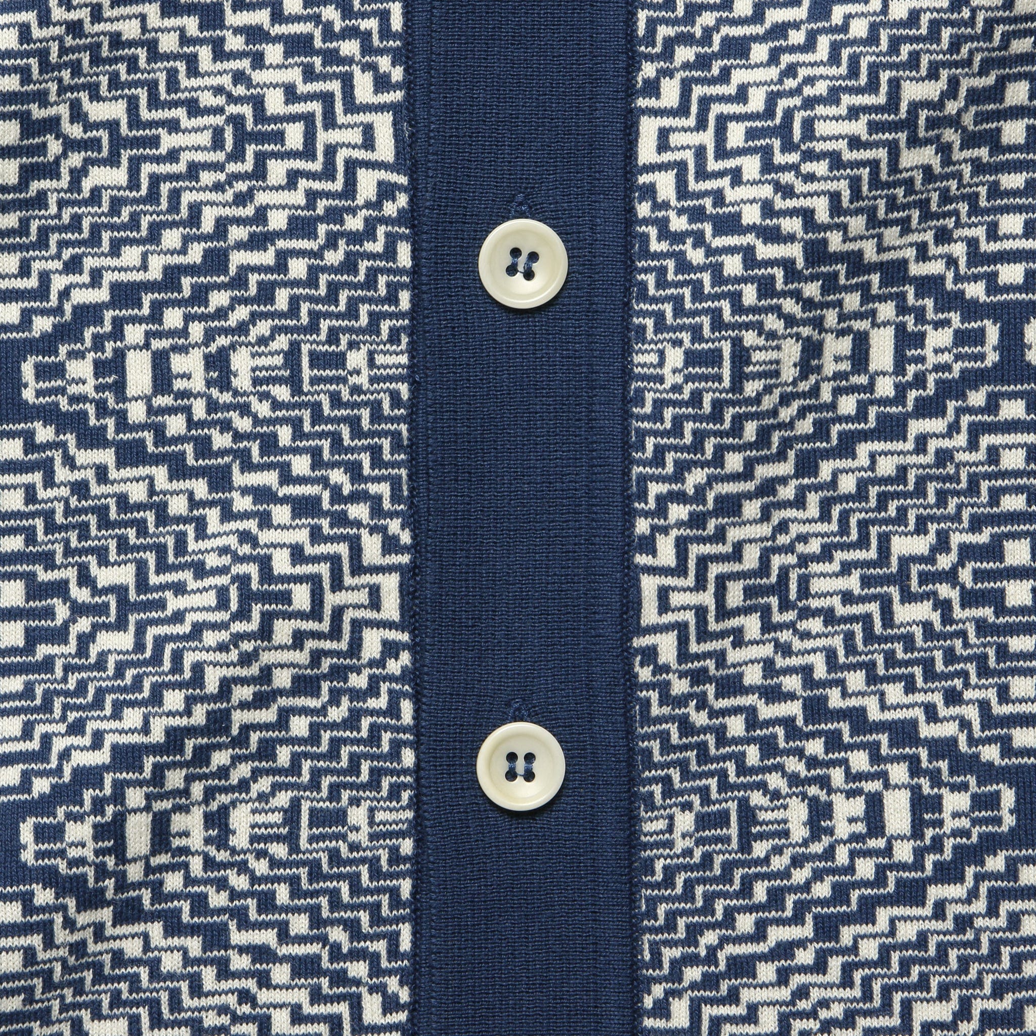 Zig Zag Cardigan - Tribal Navy - Far Afield - STAG Provisions - Tops - S/S Knit