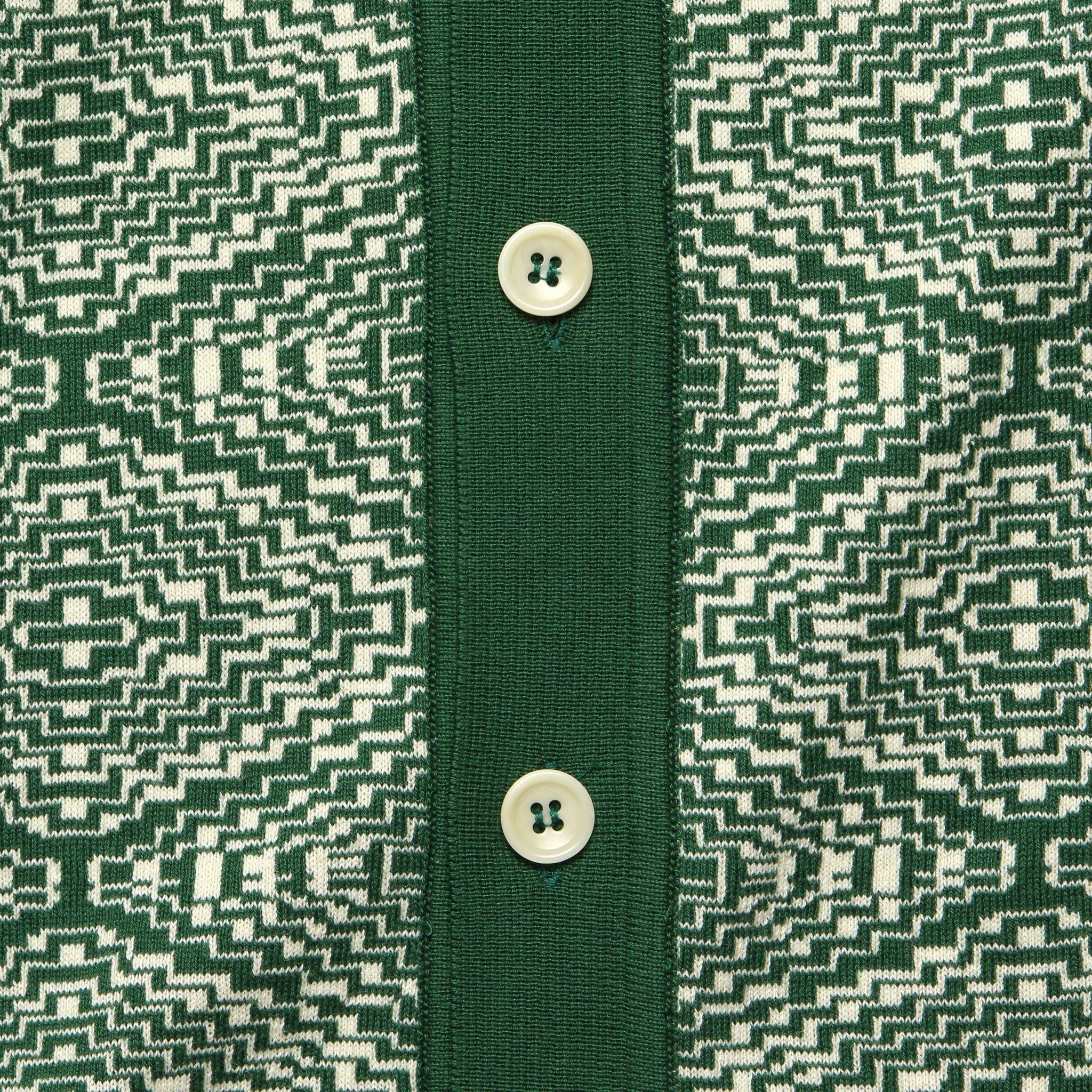 Zig Zag Cardigan - Tribal Dark Green - Far Afield - STAG Provisions - Tops - S/S Knit