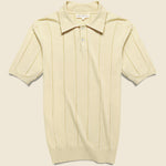 Knit Jacobs Polo - Seed Pearl - Far Afield - STAG Provisions - Tops - S/S Knit