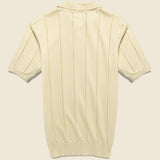 Knit Jacobs Polo - Seed Pearl - Far Afield - STAG Provisions - Tops - S/S Knit