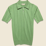 Knit Jacobs Polo - Sage Green - Far Afield - STAG Provisions - Tops - S/S Knit