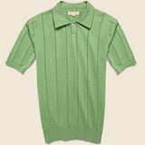 Knit Jacobs Polo - Sage Green - Far Afield - STAG Provisions - Tops - S/S Knit
