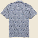 Stachio Shirt - Tribal Navy - Far Afield - STAG Provisions - Tops - S/S Woven - Other Pattern