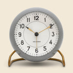 Grey Station Alarm Clock - Arne Jacobsen - STAG Provisions - Home - Office - Clock