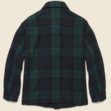 Blackwatch Wool Chore Jacket - Black/Green - Alex Mill - STAG Provisions - Outerwear - Coat / Jacket