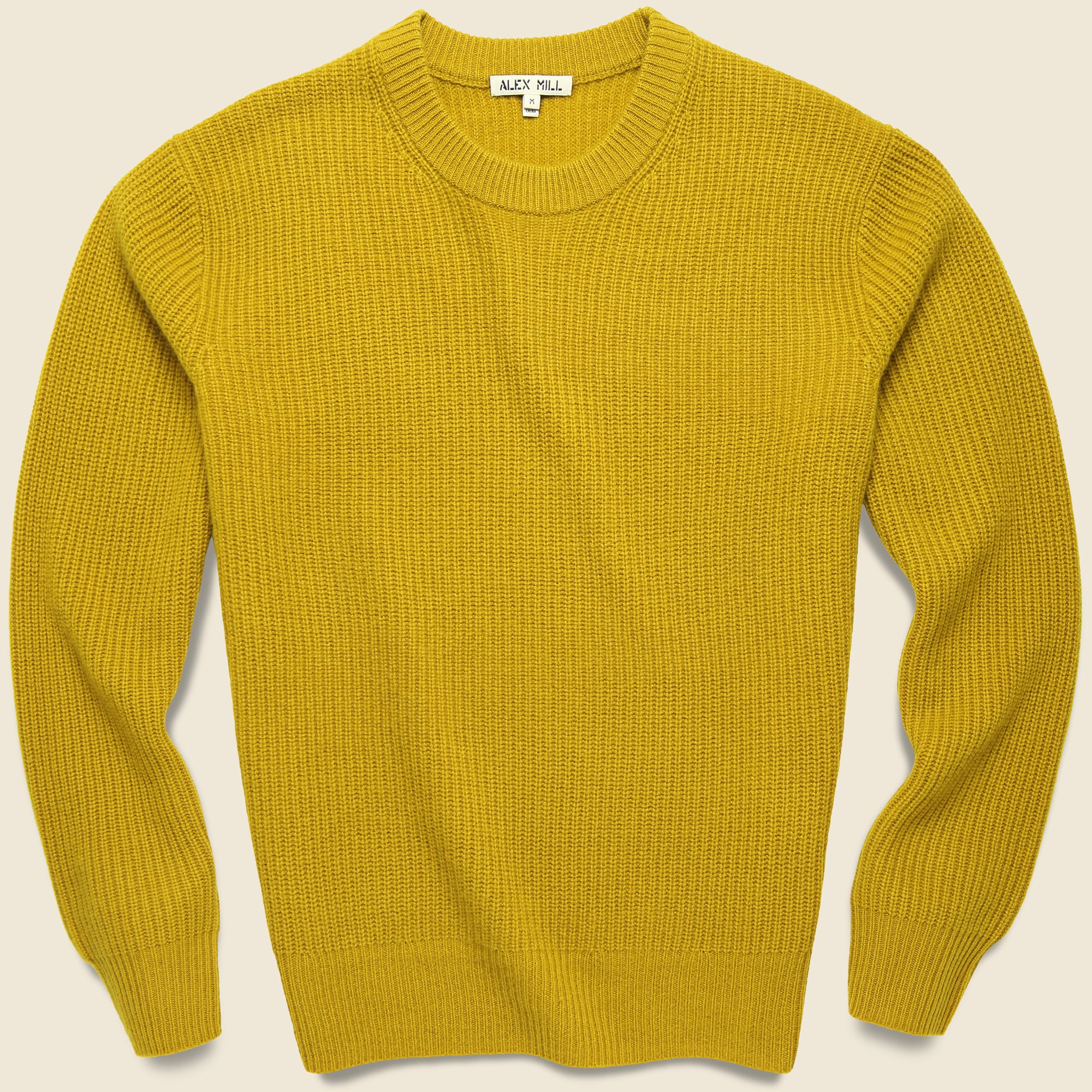 Cashmere Jordan Sweater - Mustard - Alex Mill - STAG Provisions - Tops - Sweater